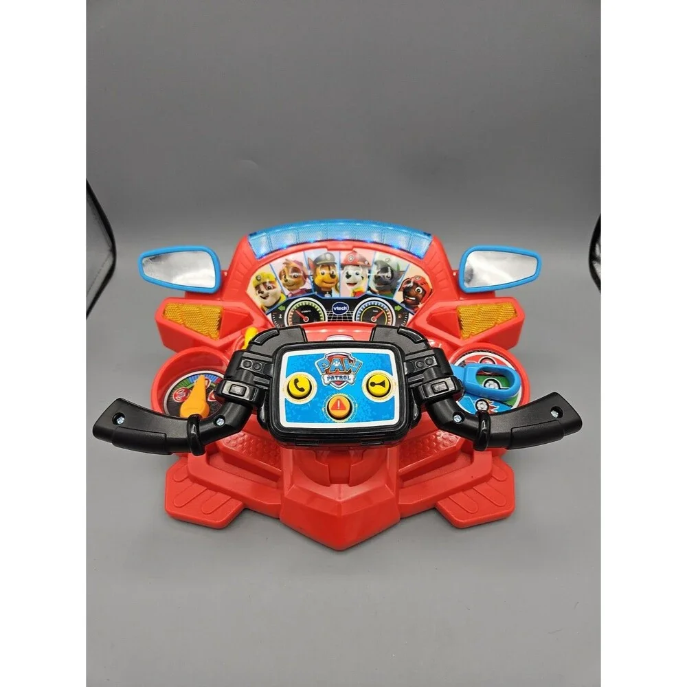 VTech PAW Patrol Rescue Driver ATV & Fire Truck Interactive Play Car Simulation